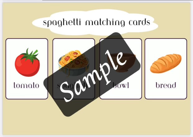 Spaghetti Lesson Plans