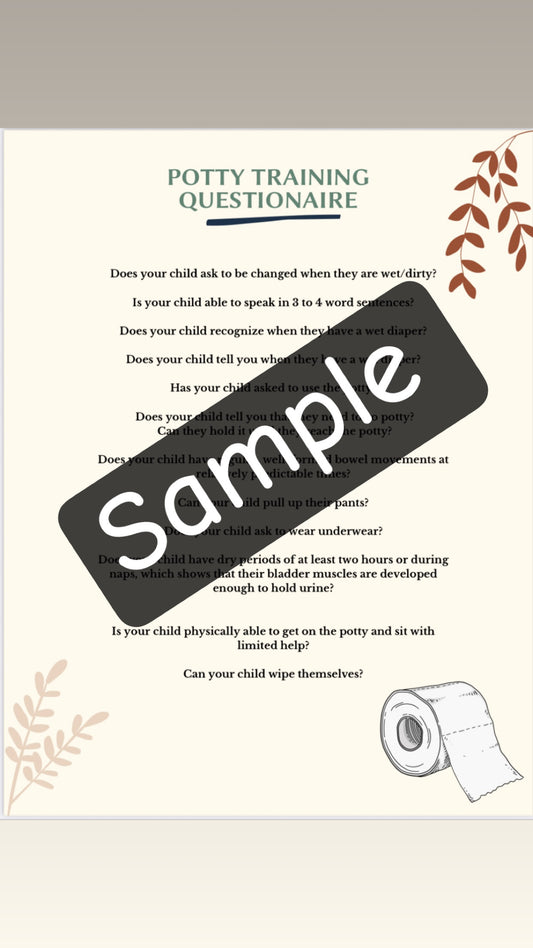 Potty training policies
