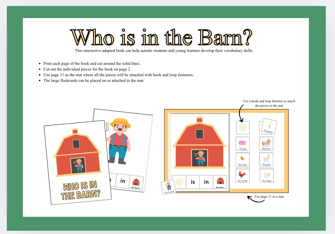 Farm Lesson Plan